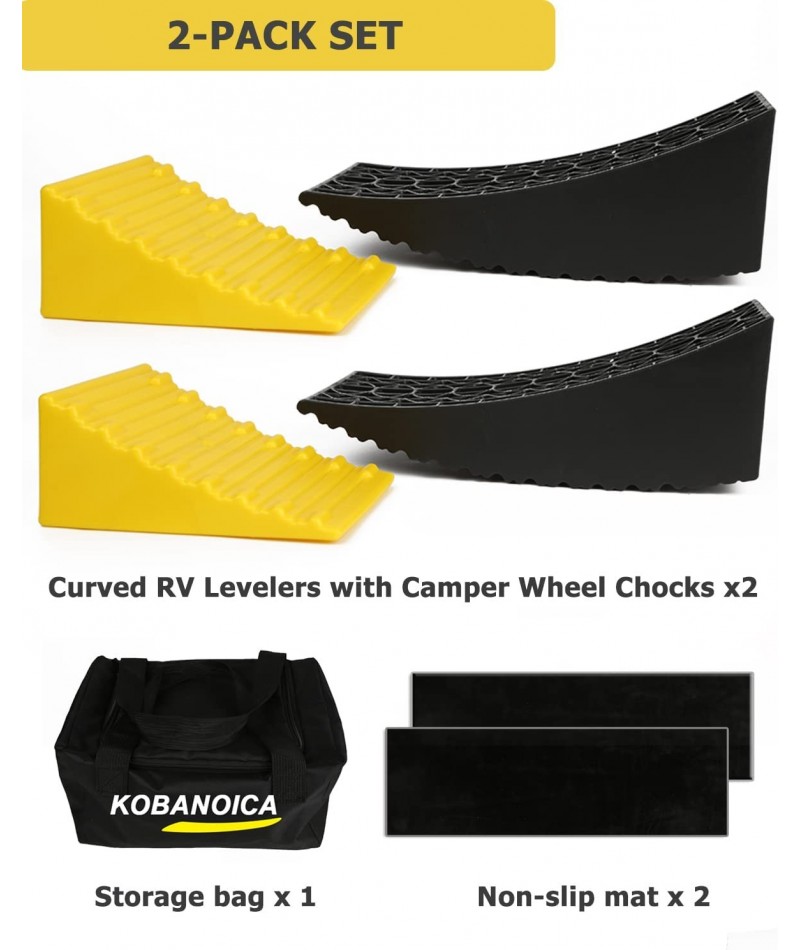 Kobanoica Camper Leveler Pack Rv Leveling Blocks System